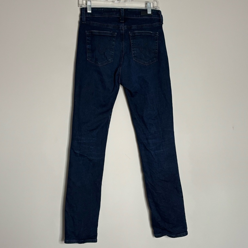 AG Adriano Goldschmied Mari Slim Straight Dark Wash Denim Jeans, size 27R - Picture 7 of 13